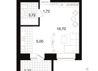 Продается 1-комнатная квартира, 31.6 м2, Берёзовский, Гвардейская улица, 1