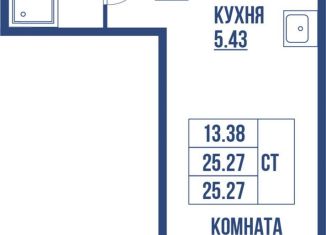 Продажа квартиры студии, 25.3 м2, Санкт-Петербург, Белоостровская улица, 10к1, Белоостровская улица