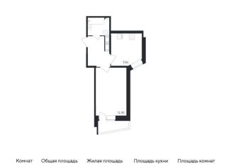 Продам однокомнатную квартиру, 35.6 м2, Санкт-Петербург, метро Ладожская, Уткин проспект