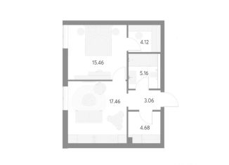 Продажа 1-комнатной квартиры, 49.9 м2, Москва, Гагаринский район, Ленинский проспект, 38