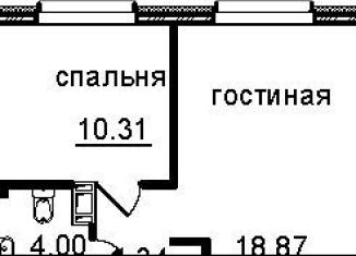 Продается 1-комнатная квартира, 37.5 м2, Санкт-Петербург, метро Купчино, Витебский проспект, 101к1