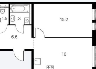 Сдается в аренду 1-комнатная квартира, 42.3 м2, Котельники, микрорайон Парковый, 1к3, ЖК Белая Дача Парк