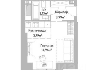 Продам квартиру студию, 25.9 м2, Москва, район Марфино, жилой комплекс Вери, к2