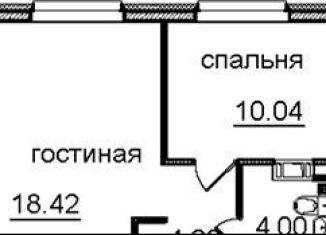 Продам однокомнатную квартиру, 36.8 м2, Санкт-Петербург, метро Купчино, Витебский проспект, 101к1