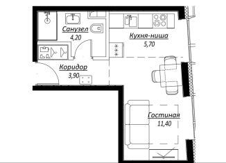 Продается квартира студия, 25.2 м2, Москва, ЖК Слава, жилой комплекс Слава, к1