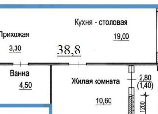Продажа 1-комнатной квартиры, 39 м2, Екатеринбург, Уктусская улица, 42, Уктусская улица