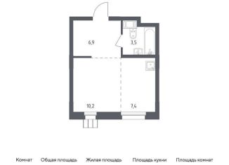 Квартира на продажу студия, 28 м2, Московская область, жилой комплекс Люберцы 2020, к70