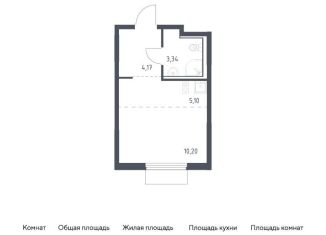 Продается квартира студия, 22.8 м2, Видное, Советская площадь