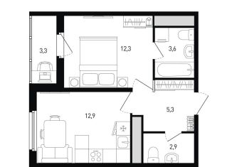 Продажа однокомнатной квартиры, 38.6 м2, Ростов-на-Дону, ЖК Левенцовка Парк