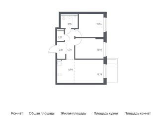 Продажа 2-комнатной квартиры, 51.9 м2, посёлок Жилино-1, ЖК Егорово Парк, жилой комплекс Егорово Парк, к3.2