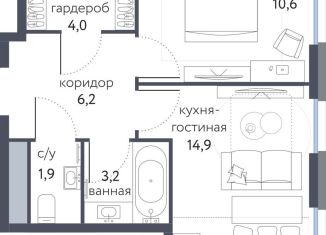 Продам двухкомнатную квартиру, 40.8 м2, Москва, ВАО, Тагильская улица, 4к2