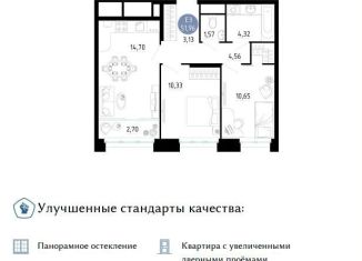 Двухкомнатная квартира на продажу, 52 м2, Рязань, улица Ленинского Комсомола, 149