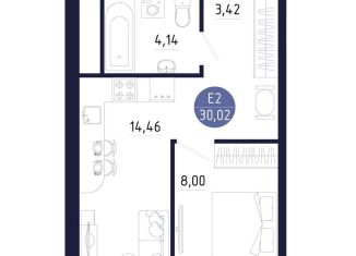 Продажа 1-комнатной квартиры, 30 м2, Тульская область, площадь Ленина