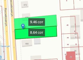 Продажа земельного участка, 8.6 сот., Краснодар, микрорайон Завод Радиоизмерительных Приборов, Российская улица, 468