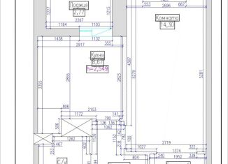 Сдача в аренду однокомнатной квартиры, 35.8 м2, поселок Бугры, Тихая улица, 13к3