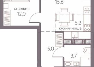 Продается двухкомнатная квартира, 41.5 м2, Пермь