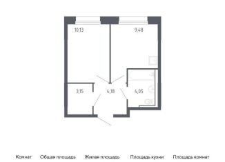 Продается 1-комнатная квартира, 31 м2, Тюмень, Ленинский округ