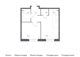 2-комнатная квартира на продажу, 40.3 м2, Москва, проезд Воскресенские Ворота, метро Охотный Ряд