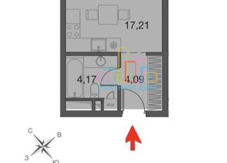 Продается квартира студия, 26 м2, Москва, ЖК Метрополия, Волгоградский проспект, 32/5к1