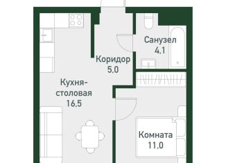 Продажа 1-ком. квартиры, 36.9 м2, Челябинская область, Спортивная улица