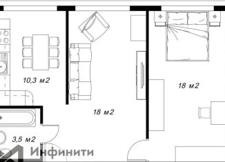 Продается 2-ком. квартира, 60 м2, Ставропольский край, улица Голенева, 73