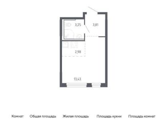 Продается квартира студия, 23.5 м2, Тюмень, Ленинский округ