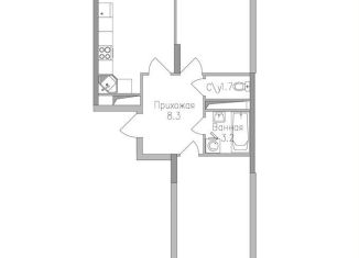 2-комнатная квартира на продажу, 75.7 м2, Липецкая область