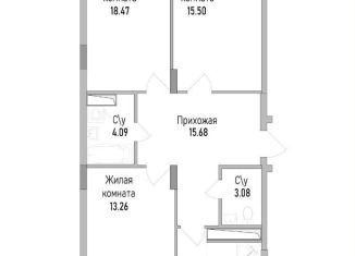 Продажа 3-комнатной квартиры, 86.7 м2, Воронежская область, проспект Труда, 139к2