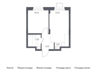1-комнатная квартира на продажу, 31.8 м2, Люберцы, жилой комплекс Люберцы 2020, к70
