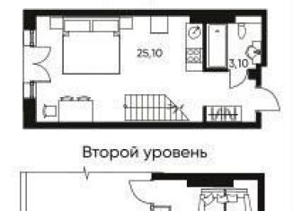Продается квартира студия, 55.4 м2, Челябинская область