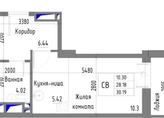 Квартира на продажу студия, 31 м2, Ростовская область, проспект Стачки, 215Б
