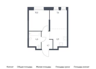 Продаю 1-комнатную квартиру, 33.2 м2, Москва