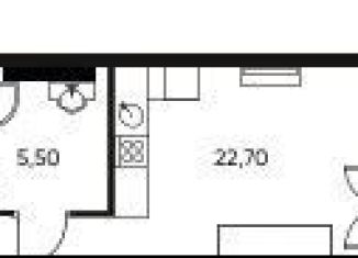 Продам 1-комнатную квартиру, 32.5 м2, Челябинская область