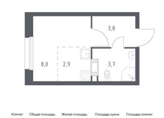 Продается квартира студия, 18.3 м2, Москва, проспект Куприна, 30к9