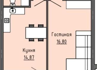 Продаю 1-комнатную квартиру, 51.7 м2, Грозный, улица Э.Э. Исмаилова, 29
