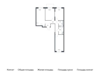 3-комнатная квартира на продажу, 71.7 м2, Ленинградская область