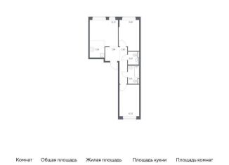 Продажа трехкомнатной квартиры, 59 м2, Санкт-Петербург, Советский проспект, 10