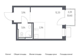 Продажа квартиры студии, 23 м2, Московская область