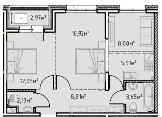 Продаю 2-комнатную квартиру, 60.1 м2, Иркутская область, улица Мира, 32