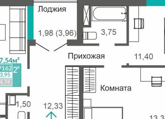 Продается 2-ком. квартира, 64 м2, Симферополь