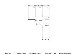 Продается 3-ком. квартира, 76.1 м2, Москва, жилой комплекс Остафьево, к19