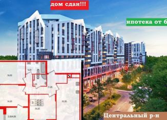 Продажа 3-ком. квартиры, 86.5 м2, Калининград, улица Маршала Борзова, 109, ЖК Альпы