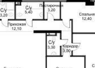 Продам 3-комнатную квартиру, 137.3 м2, Москва, ЖК Афи Парк Воронцовский