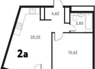 Продажа однокомнатной квартиры, 42.3 м2, Московская область, Школьная улица, 28к2
