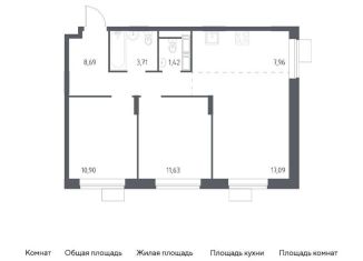 Продается 2-ком. квартира, 61.4 м2, Балашиха, жилой квартал Новоград Павлино, к34