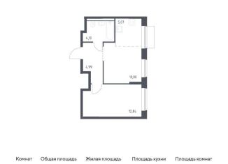 Продается двухкомнатная квартира, 37 м2, Москва, ЮВАО, жилой комплекс Квартал Домашний, 1