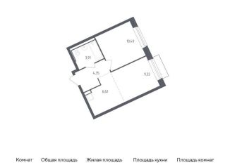 Продается 1-ком. квартира, 34.6 м2, Московская область, жилой комплекс Рублёвский Квартал, 57