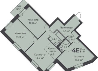 Продажа 4-ком. квартиры, 81 м2, Пермский край