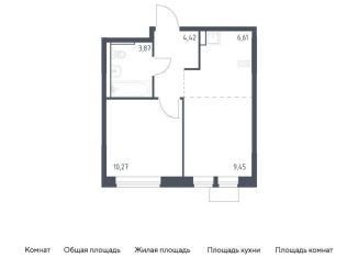 Продажа 1-комнатной квартиры, 34.6 м2, Москва, жилой комплекс Молжаниново, к5