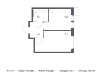 Продаю однокомнатную квартиру, 35 м2, Московская область